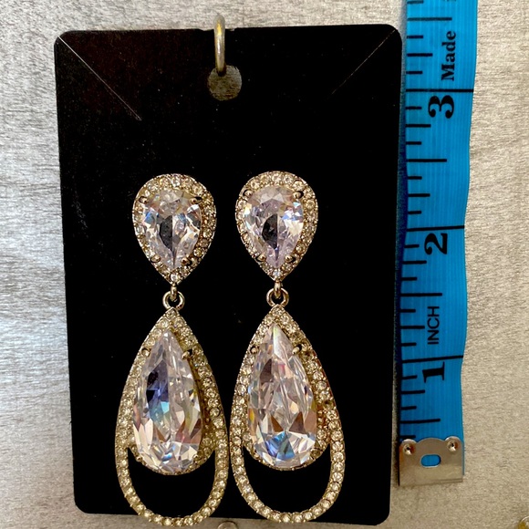 Vivah Crystal Earrings - Picture 2 of 6